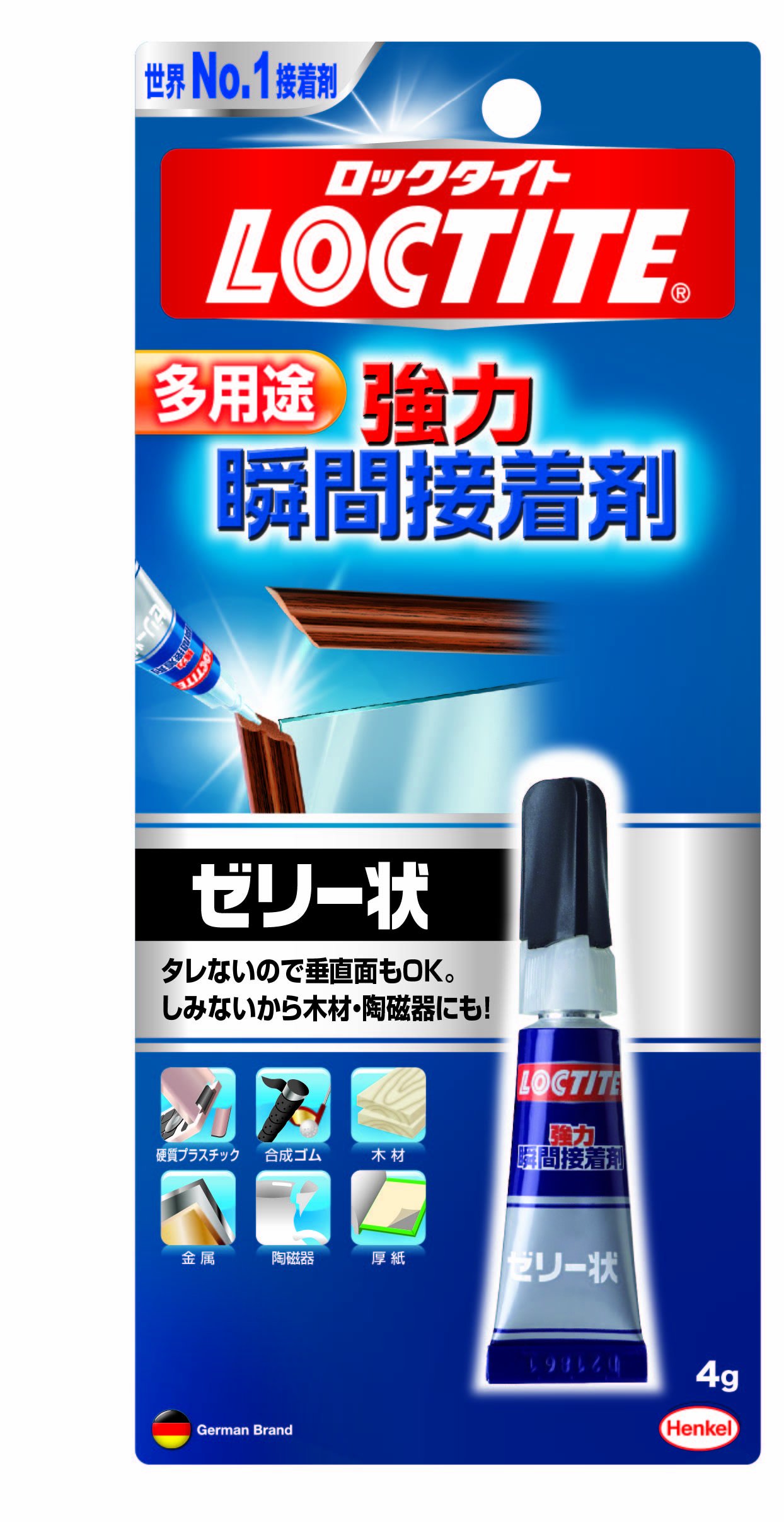 Amazon | LOCTITE(ロックタイト) 強力瞬間接着剤 ゼリー状 多